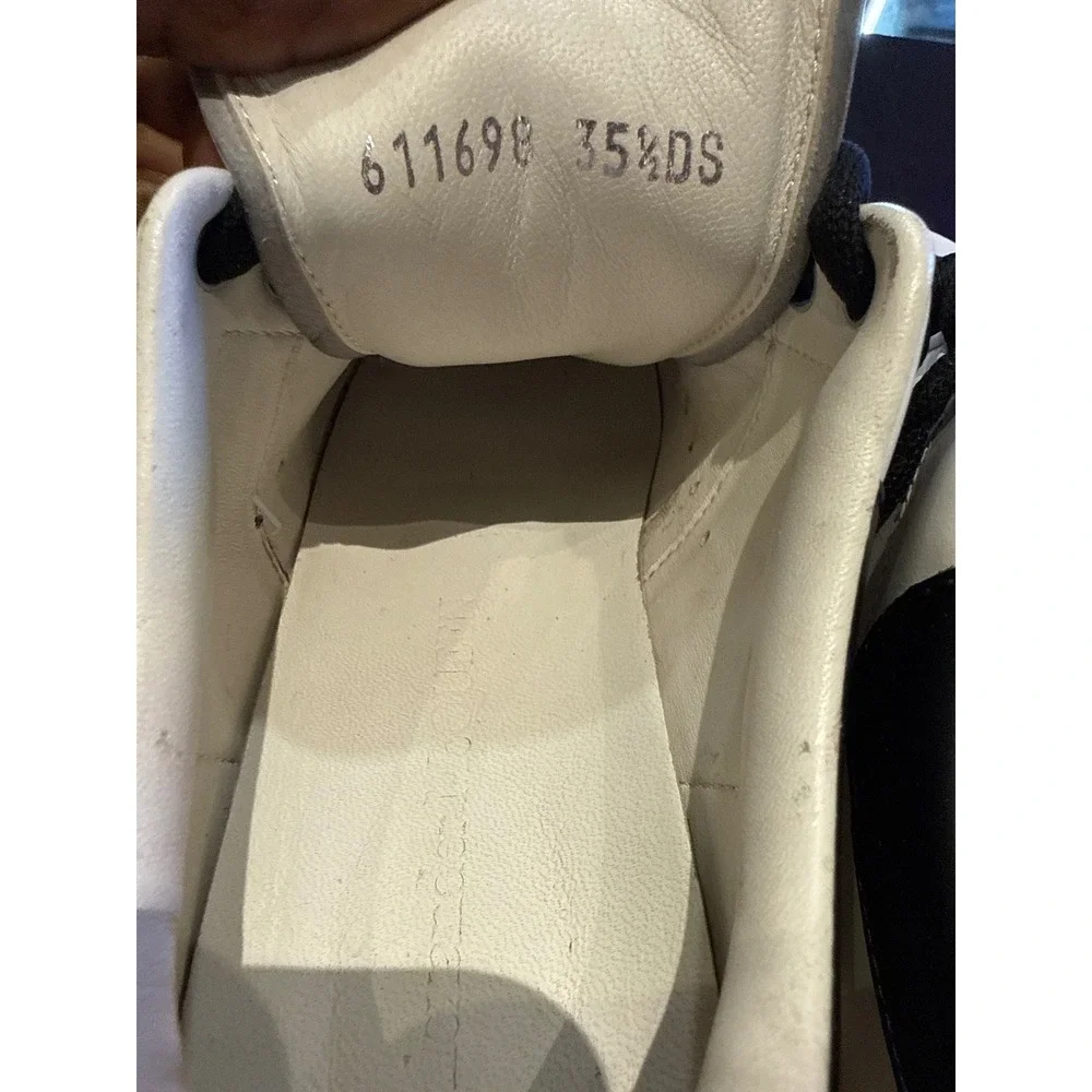 Alexander McQueen Sneakers‎ White Black Transparent Sole 611698 Size 35.5